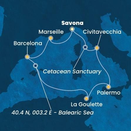 Krstarenje do Palerma i Tunisa brodom Costa Smeralda 0