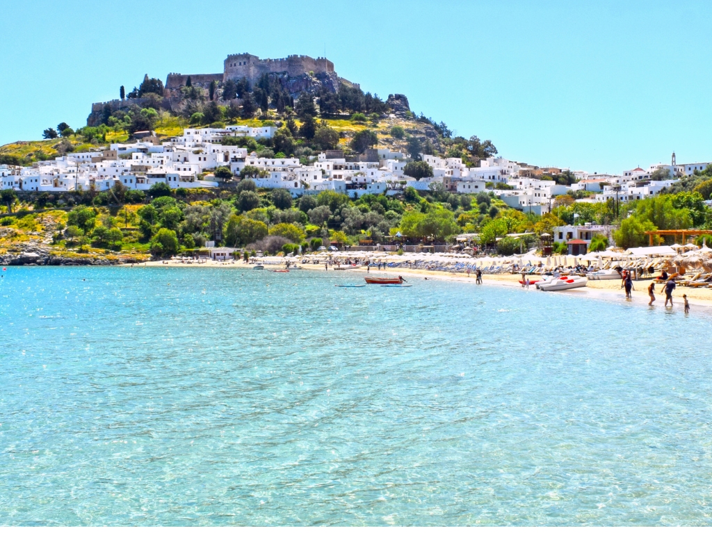 Lindos plaža otok Rodos